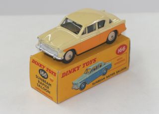 Dinky Toys 166 Sunbeam Rapier Cream Orange