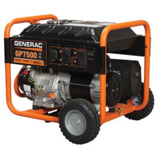 Generac GP7500 GP 7500 Watt Portable Generator 5942