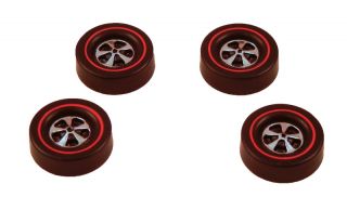 New Set of Four Redline Wheels Large Cap Deep Dish Never Available