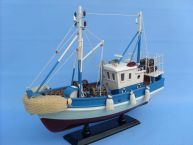 Outrigger 18 Model Fishing Boat SHIP Wood