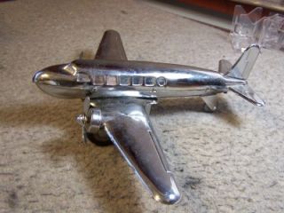 Art Deco Desk Top Toy Air Plane Boeing 247 United Air Lines VGC