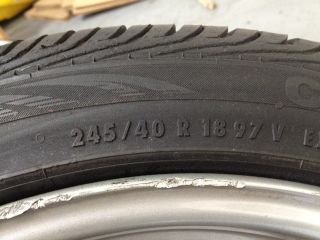 18 Used Mercedes E Class 2010 2011 Factory Wheel Continental Tires