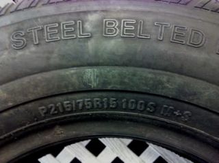 One All Season Steel Belted Radial Tire 215 75 15 215 75 R15