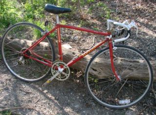 Vtg Schwinn Traveler 12 Speed Red Road Bike Bicycle 27