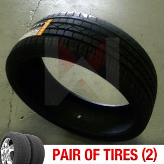 of 2) New 225/30R22 Lizetti LZOne Two Tires (1 Pair) 225 30 22 2253022