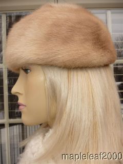 Women Natural Mink Fur Hat