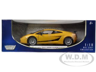 Lamborghini Gallardo Superleggera Yellow 1 18 Diecast Model Car