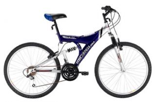 26 18 Speed Mountain Bike MTB Full Suspension Bicycle Blue