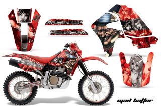 Kit includes graphics for Shrouds(2) Fuel Tank(2), Fenders(front/rear