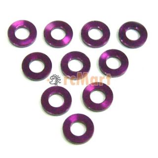 3Racing M3 Flat Washer 1 5mm Purple for 1 10 EP GP Touring RC Car