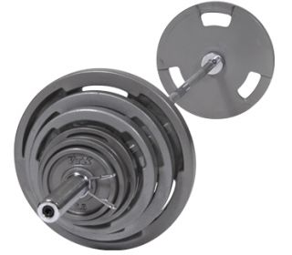 Troy Barbell Fitness VTX Olympic Size Steel Plate Weight Set 255lb w 7