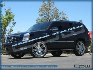 Cadillac Escalade 24 Wheels Chrome Plated Rims ESV Ext New