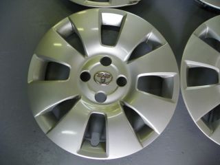 Below you will find pictures of Used OEM 15 Toyota Yaris Hub Caps