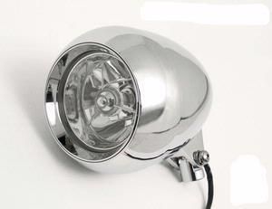 Chrome 9 1 2 Long Billet Eyeball Bullet Headlight Lamp 5 3 4 for