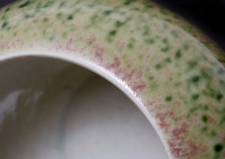 Finely Chinese Porcelain Yaobian Brush Washer Pot Glazed 64N9