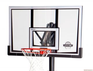 Lifetime 90061 52 Portable Basketball System Hoop Goal