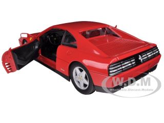 Ferrari 348 TB Red 1 18 Diecast Model Car by Hotwheels X5532