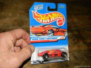 Hot Wheels 1998 First Edition Lakester XXA/GL #647 Signed by Gary