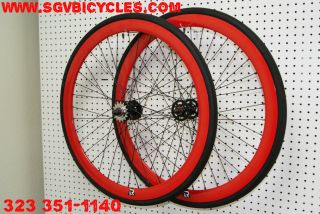 Retrospec Bicycles SEALED Bearing Super Deep V Wheels with CST Tires