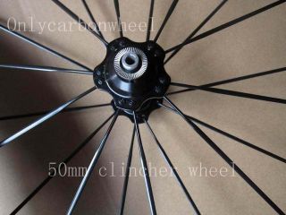 50mm Clincher Wheel Carbon Bicycle Wheel