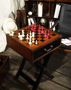 This high quality, exquisitely finished, Grandmasters Box Chess Table