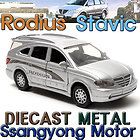 Rodius Stavic Silver  Ssangyong Motor Diecast Cars Toys  Made in Korea