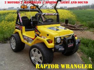 The Power Wheels Raptor Wrangler 12 Volt Battery Powered Ride on