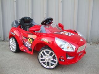 Red RC Ride on Car Kids Power Remote Control Wheels 