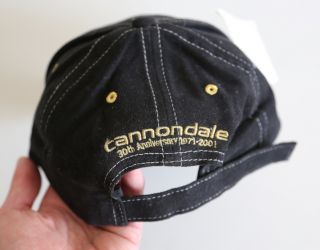 Cannondale 30th Anniversary Black Lightning Hat Cap Saeco CAAD7