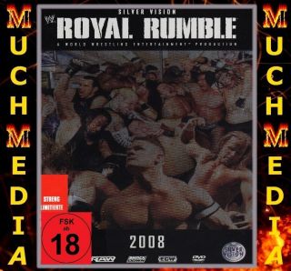 WWE Royal Rumble 2008 STEELBOOK DVD DEUTSCH NEU