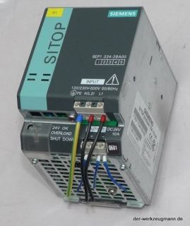 BO52 Siemens Stromversorgung SITOP 24V 10A 6EP1334 3BA00 4025515150794