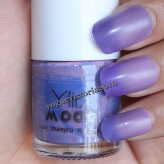 Blau Violett Farbwechsel Polierung Nagellack Color Changing Nail