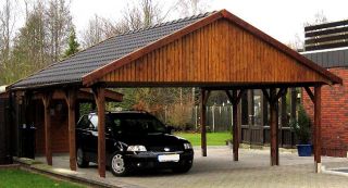 Carport (Satteldach) MONZA I 600cm x 500cm, Bausatz