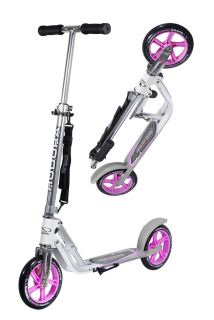 NEU Hudora Big Wheel 205 Roller Scooter pink/silb 14773