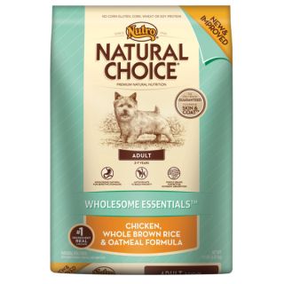 Dog Food Nutro Natural Choice Adult Chicken, Whole Brown Rice & Oatmeal Formula Dog Food
