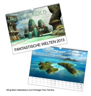 FANTASY KALENDER 2013   JAHRESKALENDER KUNSTKALENDER 2013 BILDKALENDER