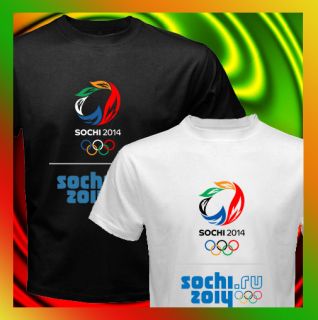 SOCHI Winter Olympics 2014 LOGO Mens T Shirt S M to 3XL