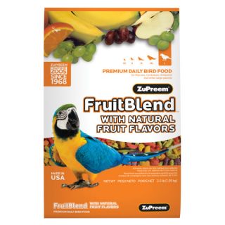 ZuPreem FruitBlend Flavor Premium Food for Medium to Large Birds   Food   Bird