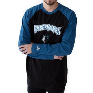 Adidas Minnesota Timberwolves Longsleeve Shirt S M L XL NBA Basketball