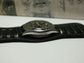 GLYCINE German military mens wrist watch from WW2. Caliber AS1130