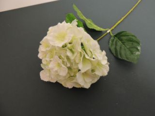 Künstliche Hortensie in weiß 55 cm