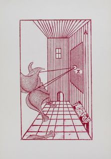 Max Ernst   orig. Farblithografie   limitiert  1972