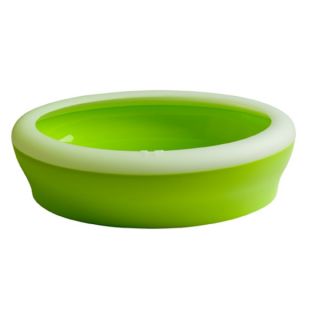 Pet Ego Vicci Cat Litter Box   Pistachio   Oval shaped with a removable rim designed to keep litter inside the box, Made of polypropylene, Made in Italy