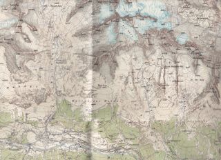 Karte Topographische Karte 152/3 Prägraten 1936
