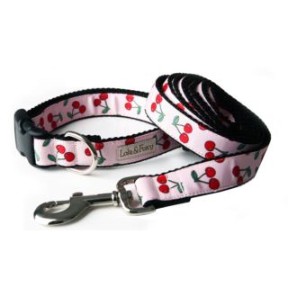 Lola & Foxy Nylon Dog Collars   Very Cherry	   Collars   Collars, Harnesses & Leashes