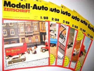 91 Modell Auto Zeitschrift MAZ 1+2+3+5+11+12/1998