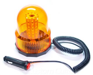 SMD LED Rundumleuchte + Blitzer Strobo Orange mit Zulassung 12V 24V