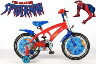 16 Zoll Spiderman Fahrrad Kinder Jungen Rad Peter Parke Spinne Marvel