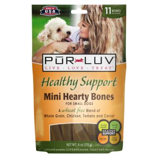 Pur Luv Healthy Support Hearty Bones Dog Treats   Treats & Rawhide   Dog