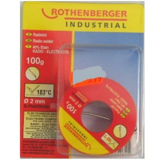 10,74EUR/100g) Rothenberger Radiolot 100g Ø2mm Lötzubehör Radio